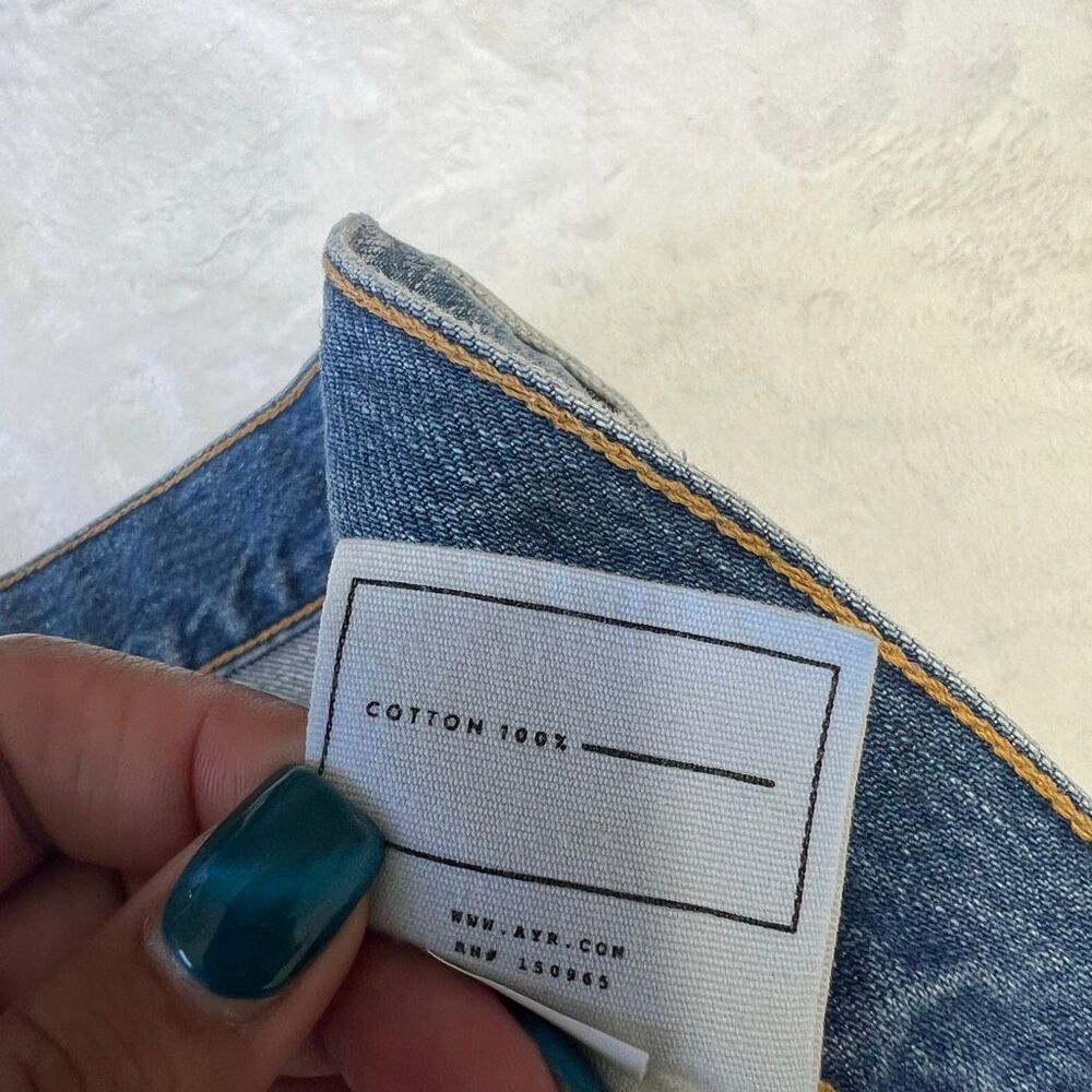 AYR Empire Jeans Classic Straight Jeans Aquarius Wash 29 Women - Picture 7 of 10